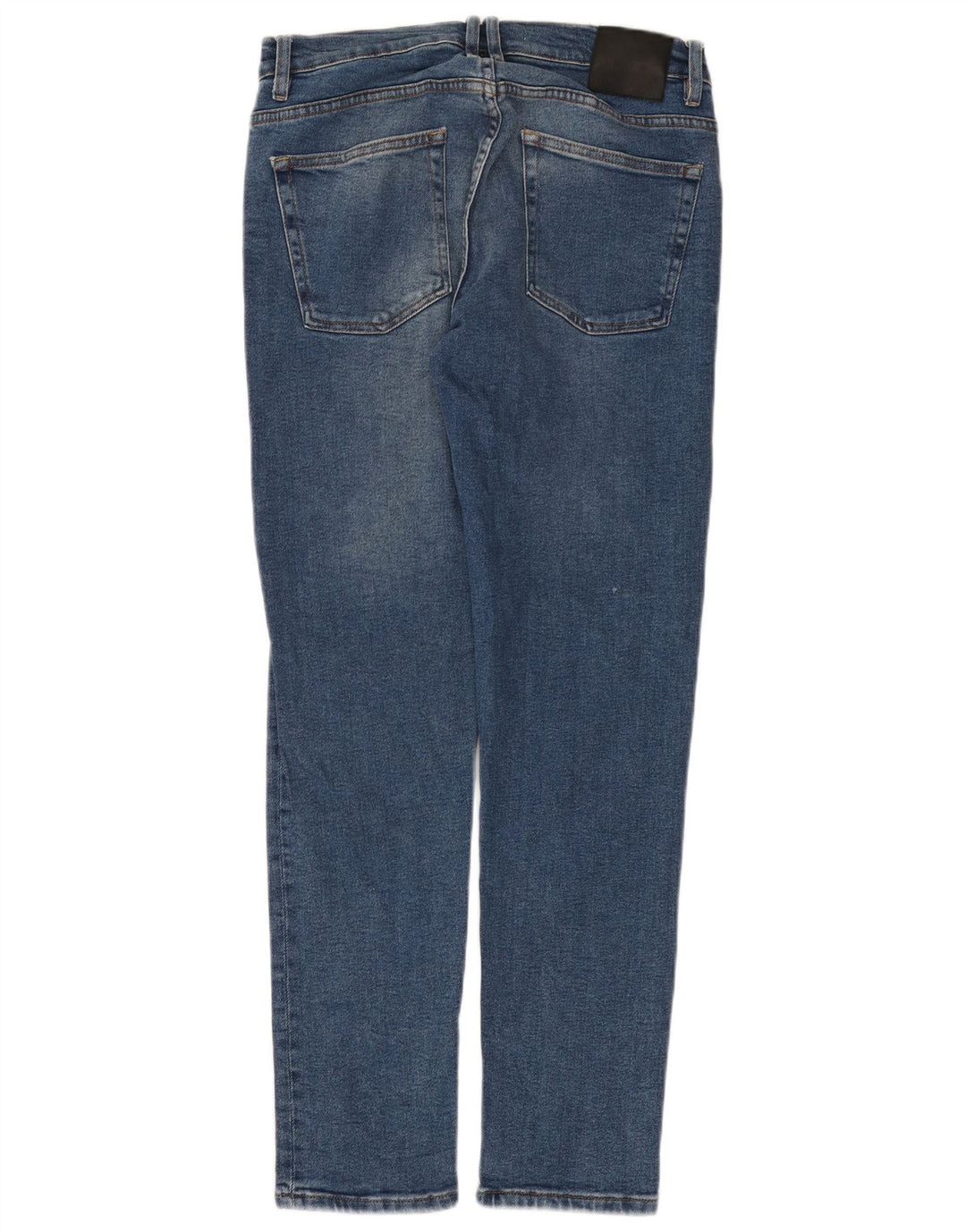 Zara Mens Slim Jeans EU 42 Large W32 L31 Blue Cotton