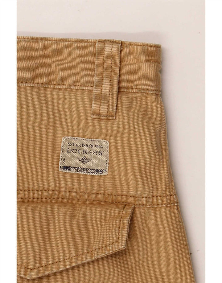 Dockers Mens Straight Chino Trousers W36 L34 Beige