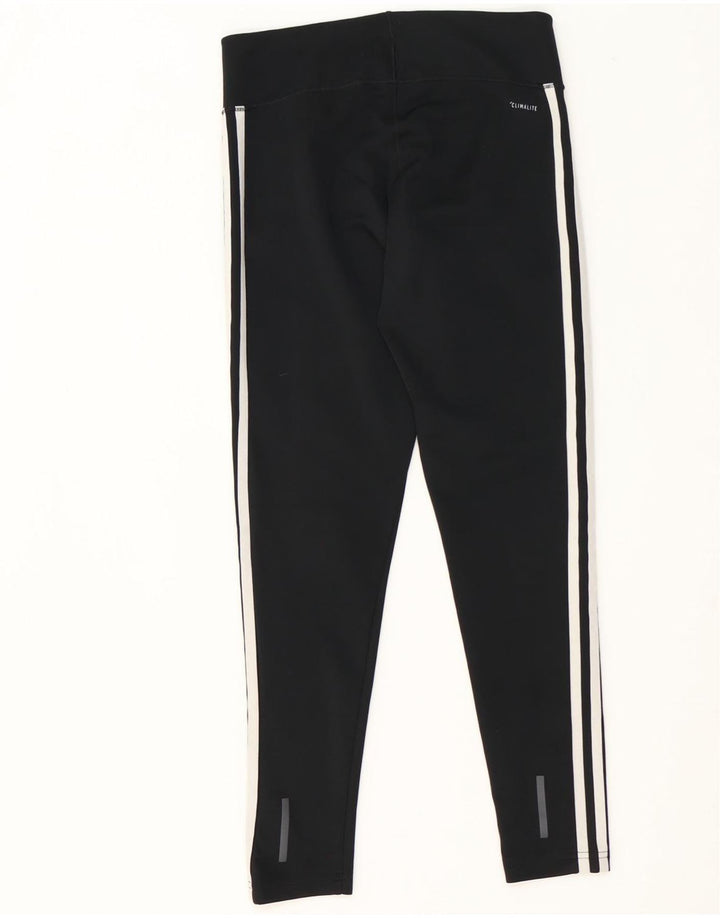 ADIDAS Womens Climalite Leggings UK 8/10 Small  Black Polyester Vintage Adidas and Second-Hand Adidas from Messina Hembry 