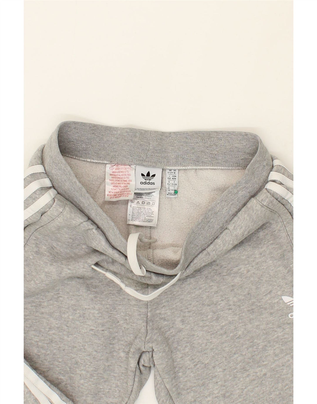 ADIDAS Boys Sport Shorts 11-12 Years  Grey Cotton Vintage Adidas and Second-Hand Adidas from Messina Hembry 