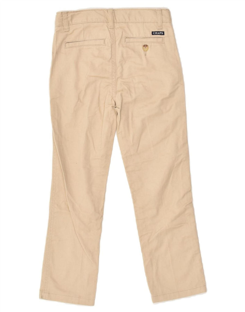 CHAPS Boys Straight Chino Trousers 6-7 Years W22 L21  Beige Cotton | Vintage Chaps | Thrift | Second-Hand Chaps | Used Clothing | Messina Hembry 