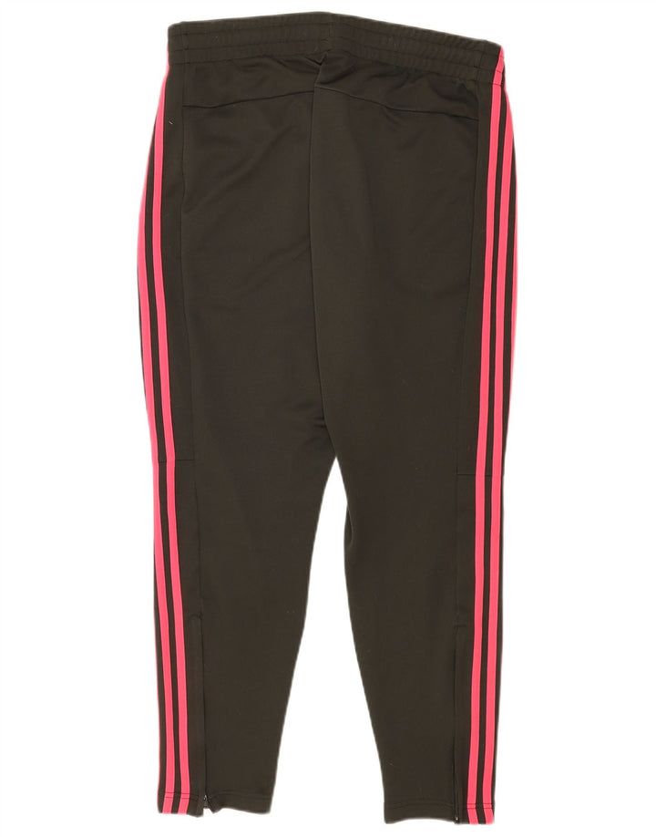 Adidas Womens Tracksuit Trousers UK 16/18 Large Black Polyester