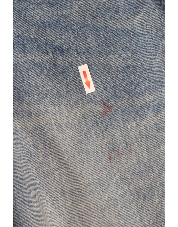 Levi's Mens 551 Straight Jeans W34 L32 Blue Cotton