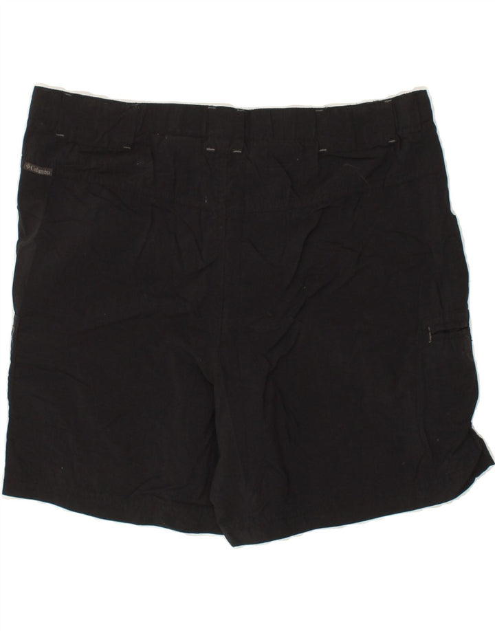 COLUMBIA Womens Cargo Shorts W34 Large Black Nylon Vintage Columbia and Second-Hand Columbia from Messina Hembry 