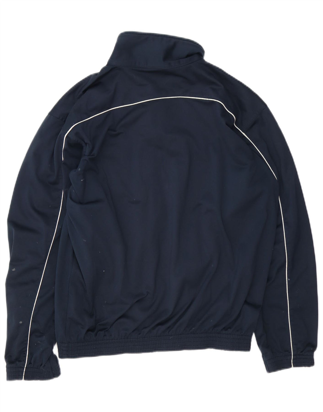 Champion Mens Tracksuit Top Jacket Medium Navy Blue Polyester