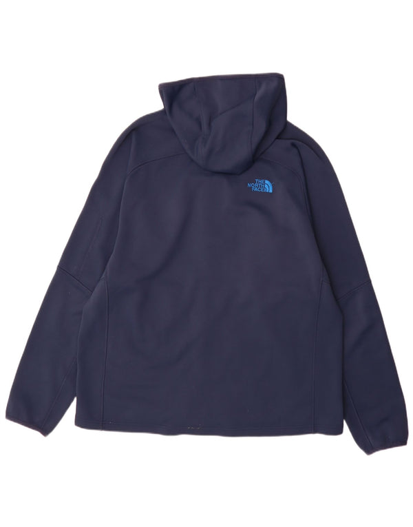 The North Face Mens Hooded Tracksuit Top Jacket XL Navy Blue