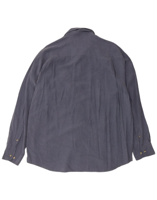 Columbia Mens Shirt Large Blue Modal