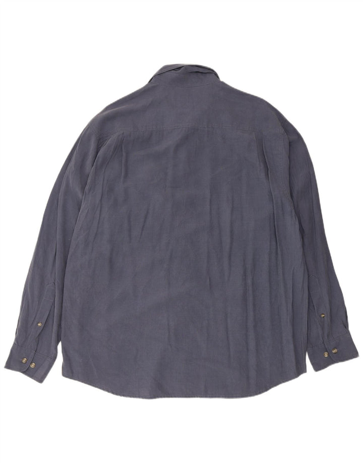 Columbia Mens Shirt Large Blue Modal