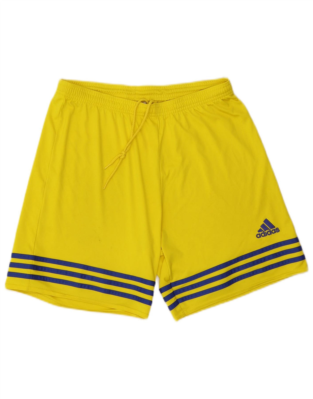 Adidas Mens Climalite Sport Shorts Large  Yellow Polyester