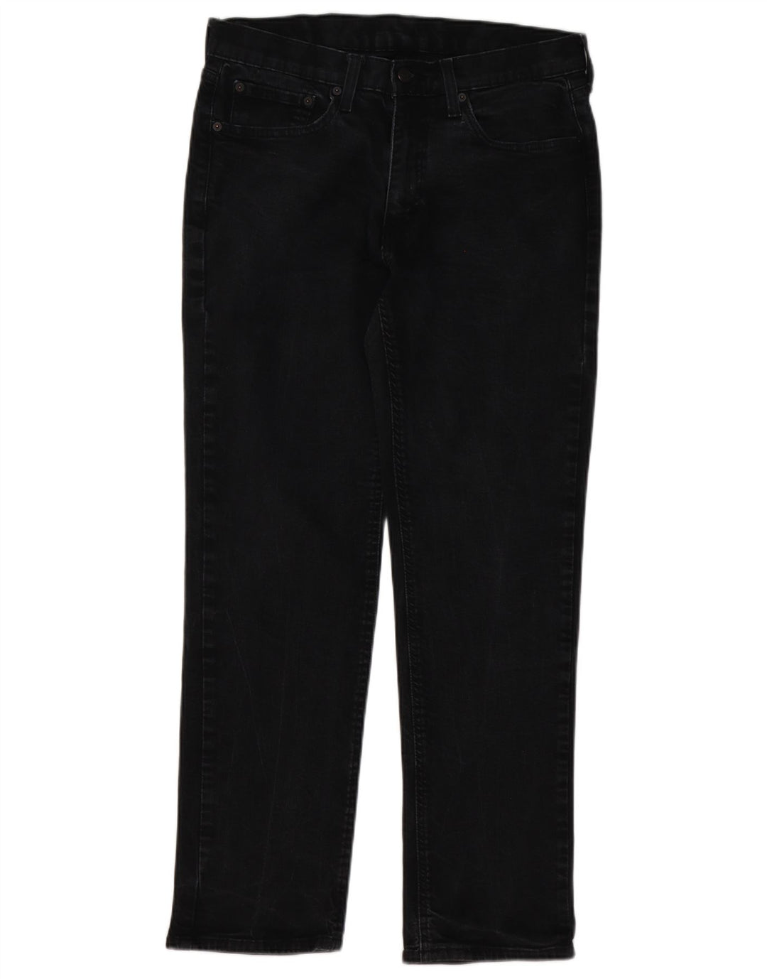 Levi's Mens 541 Tapered Jeans W34 L32 Black Cotton