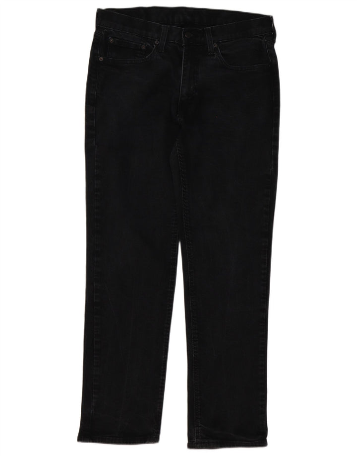 Levi's Mens 541 Tapered Jeans W34 L32 Black Cotton