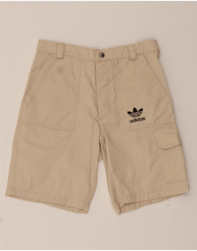 ADIDAS Womens Cargo Shorts UK 6 XS W28 Beige Cotton Vintage Adidas and Second-Hand Adidas from Messina Hembry 