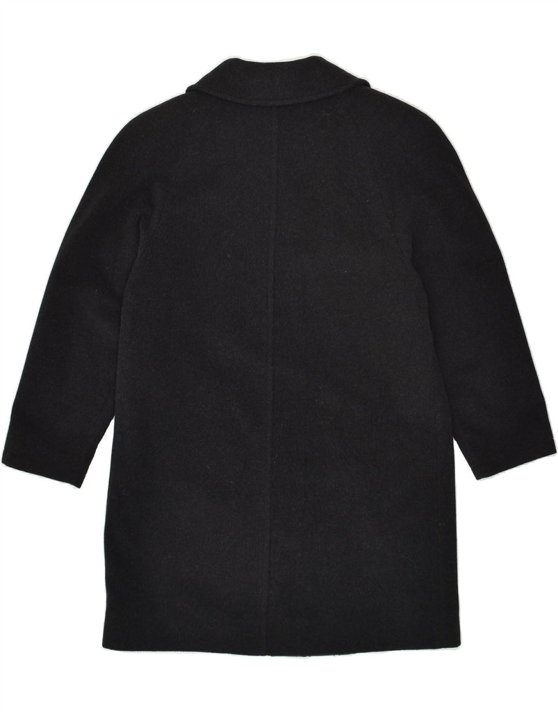 VINTAGE Womens Overcoat IT 40 Small Black Wool | Vintage Vintage | Thrift | Second-Hand Vintage | Used Clothing | Messina Hembry 