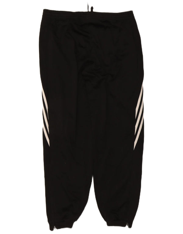 Adidas Mens Tracksuit Trousers Joggers Medium Black Polyester