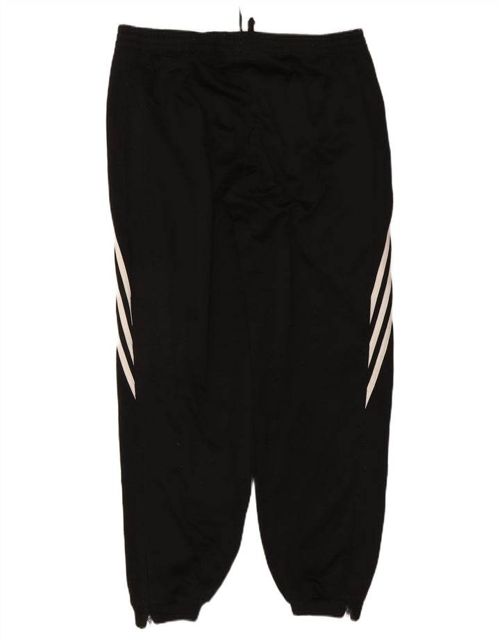 Adidas Mens Tracksuit Trousers Joggers Medium Black Polyester