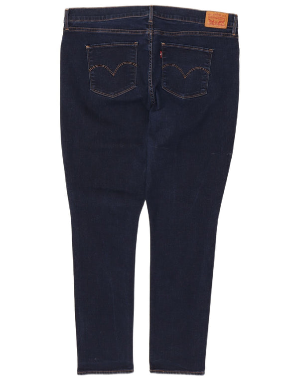 LEVI'S Womens 311 Shaping Skinny Jeans W34 L30  Navy Blue Cotton