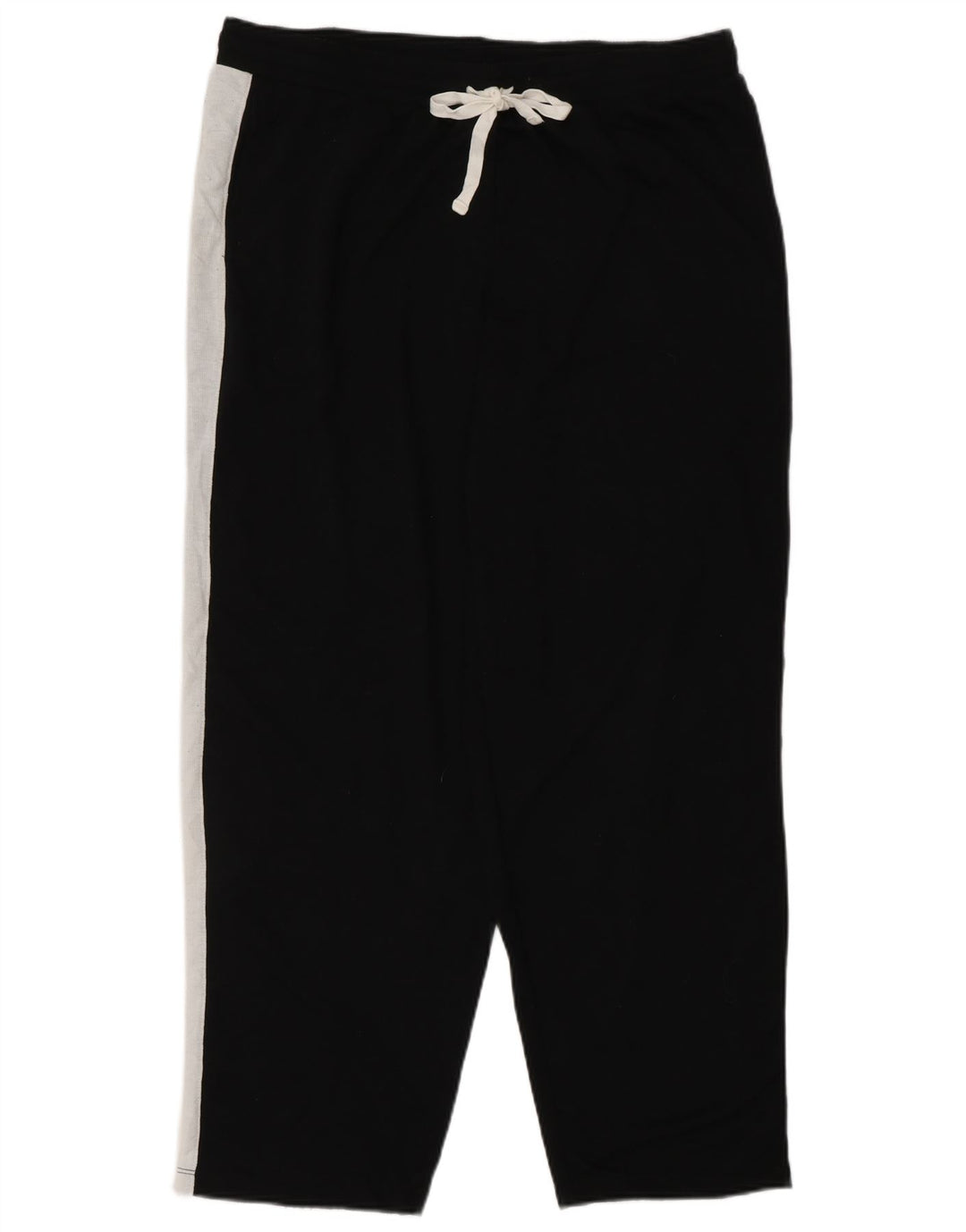 Nautica Womens Tracksuit Trousers UK 14 Large Black Colourblock Polyester