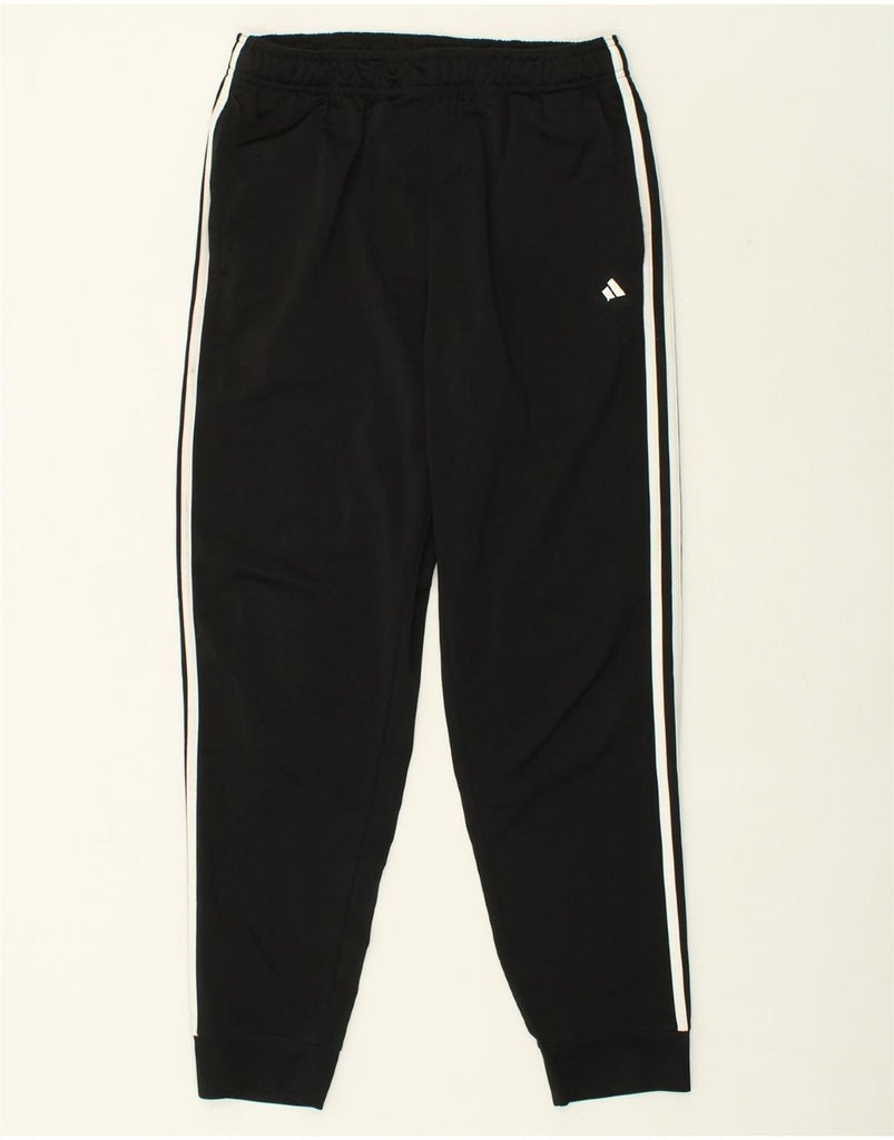 ADIDAS Womens Tracksuit Trousers Joggers Medium Black Polyester | Vintage Adidas | Thrift | Second-Hand Adidas | Used Clothing | Messina Hembry 