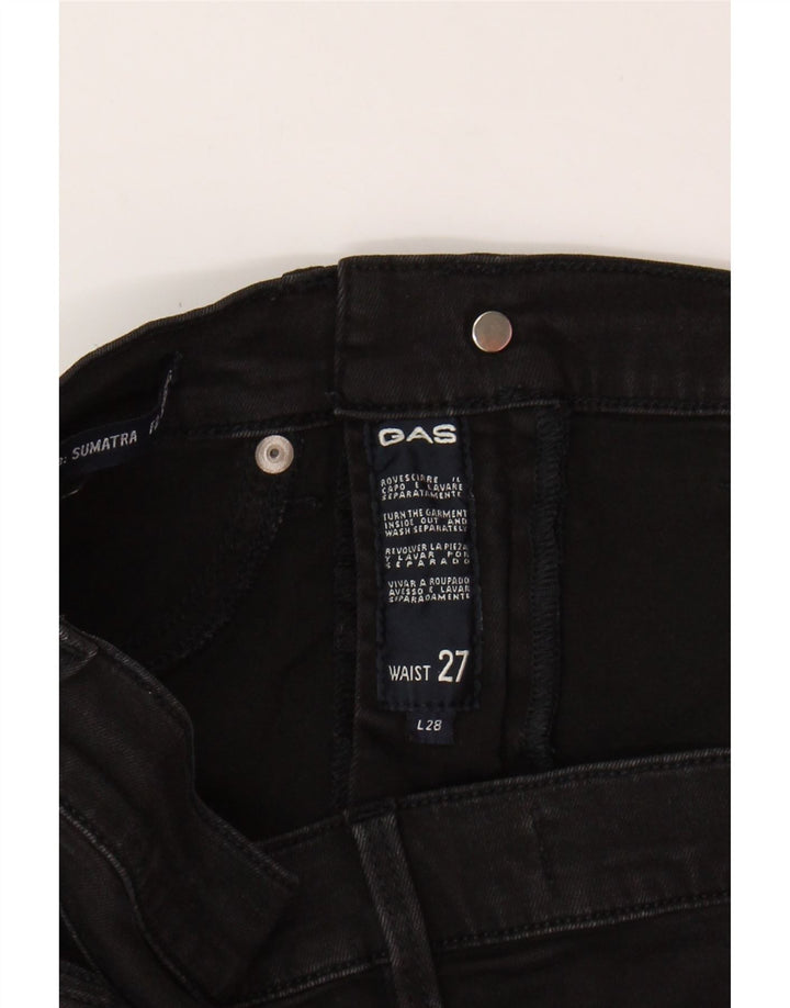 GAS Womens Sumatra Skinny Jeans W27 L28 Black