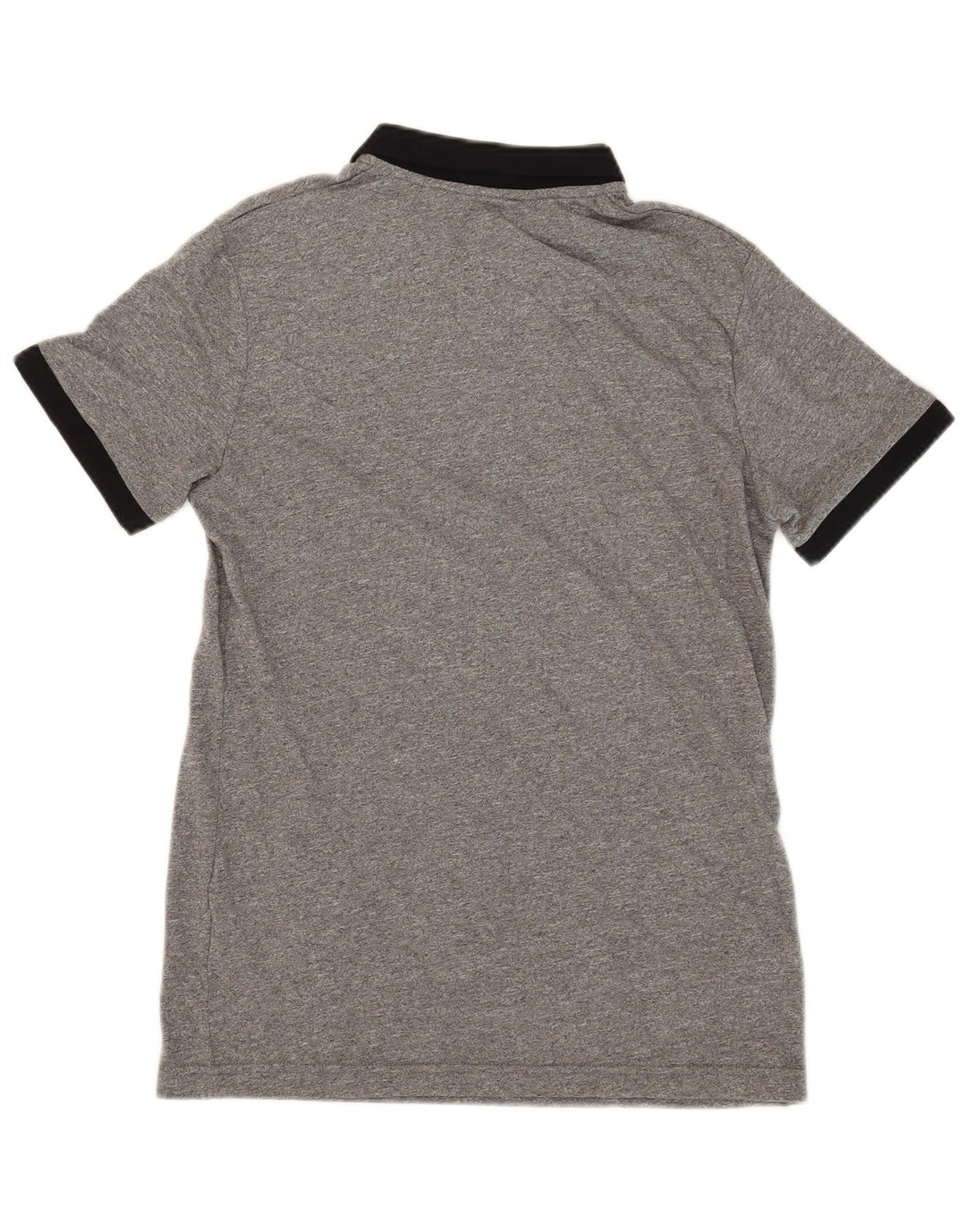 JULES Mens Slim Fit Rugby Polo Shirt Medium Grey Cotton