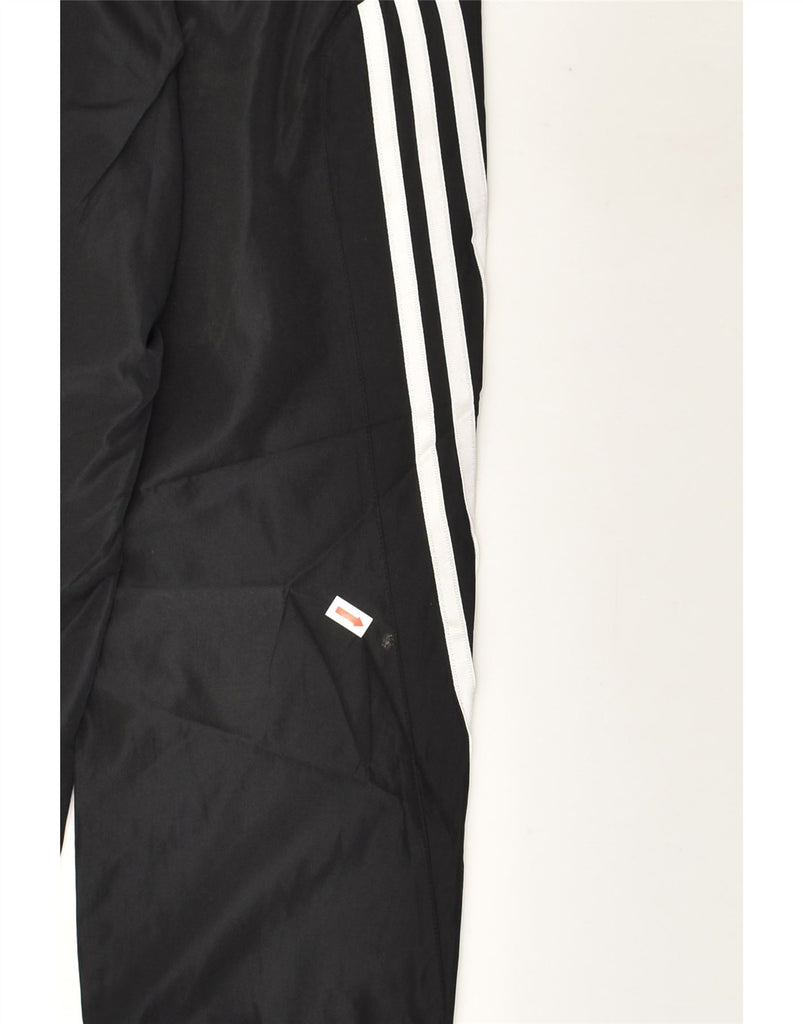 ADIDAS Boys Climalite Tracksuit Trousers Joggers 7-8 Years Black Polyester | Vintage Adidas | Thrift | Second-Hand Adidas | Used Clothing | Messina Hembry 