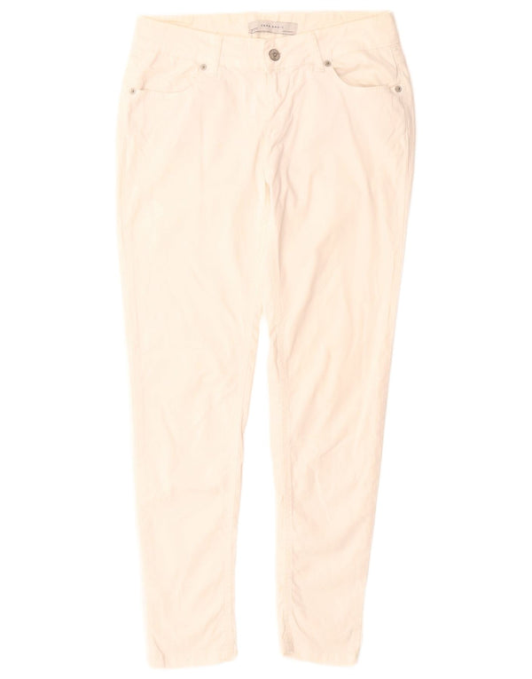 Zara Womens Skinny Jeans EU 38 Small W28 L28 White Cotton