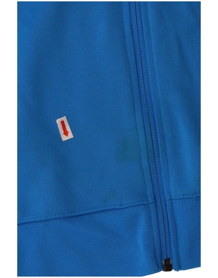 Nike Mens Tracksuit Top Jacket Medium Blue Polyester