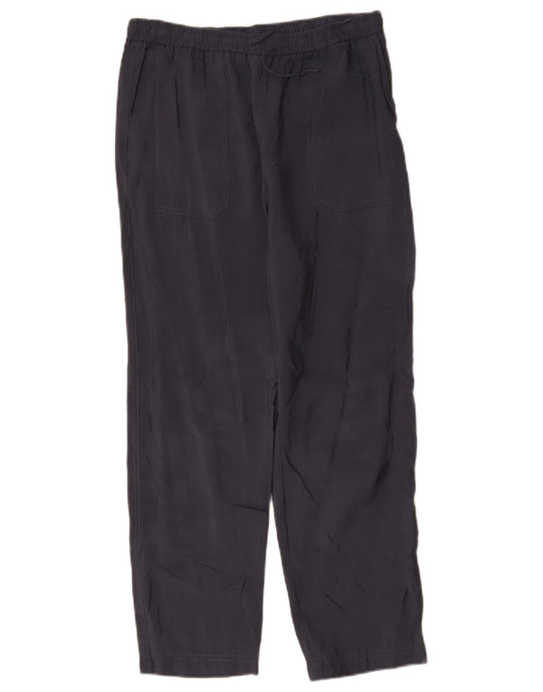 Zara Womens Straight Cropped Trousers Small W28 L25 Grey