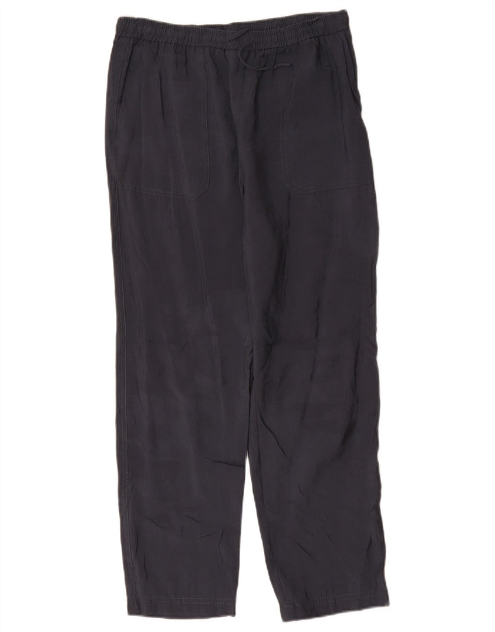Zara Womens Straight Cropped Trousers Small W28 L25 Grey