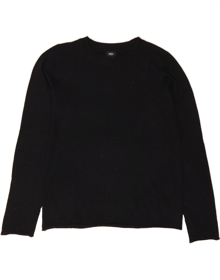 MOSSIMO Womens Crew Neck Jumper Sweater UK 18 XL Black Rayon Vintage Mossimo and Second-Hand Mossimo from Messina Hembry 