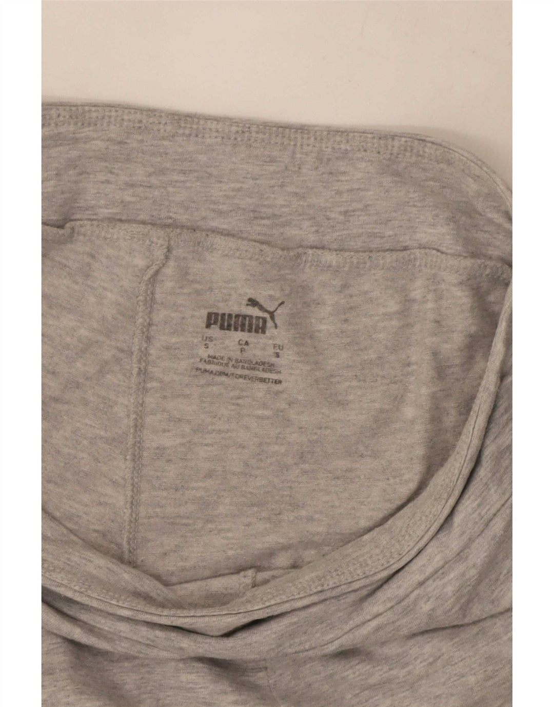Puma Womens Leggings UK 8 Small Grey Flecked Cotton