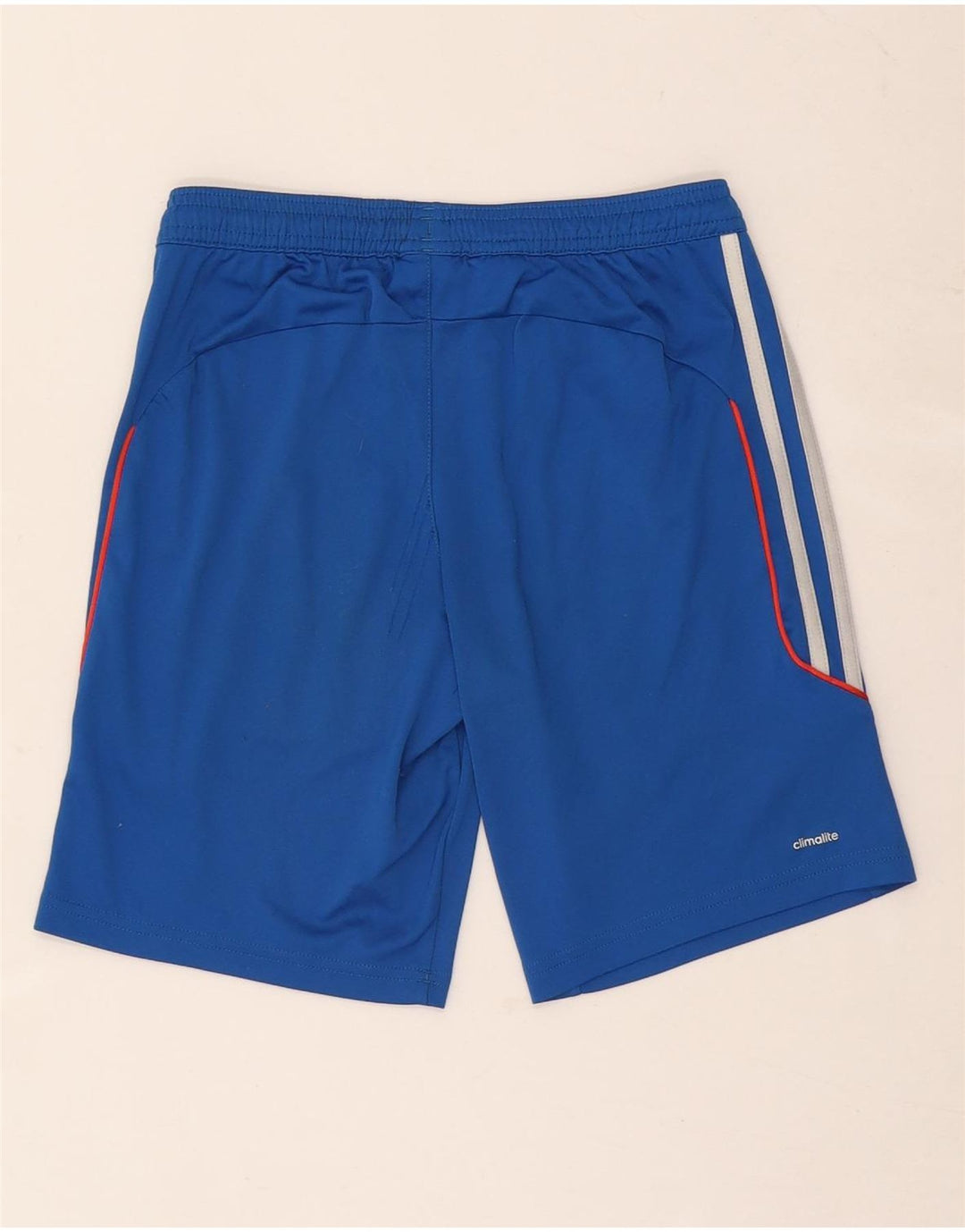 Adidas Boys Climalite Sport Shorts 9-10 Years Blue Polyester