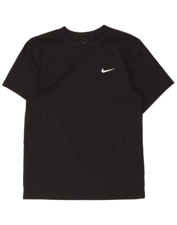 Nike Mens Dri Fit T-Shirt Top Small Black Polyester