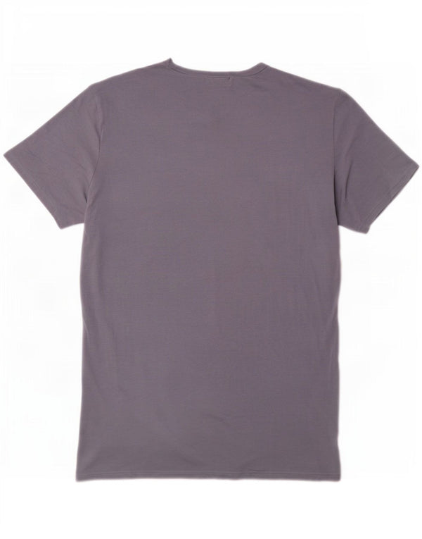 Fila Mens T-Shirt Top Large Grey Modal