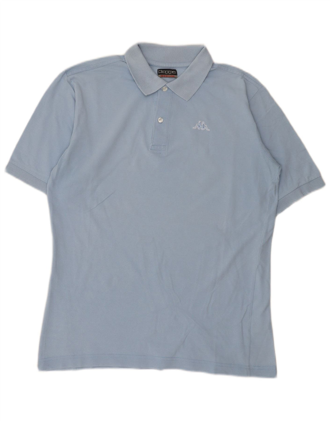 KAPPA Mens Polo Shirt Medium Blue Cotton