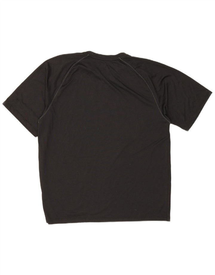 Adidas Mens UNC Pembroke Graphic T-Shirt Top Large Black Polyester