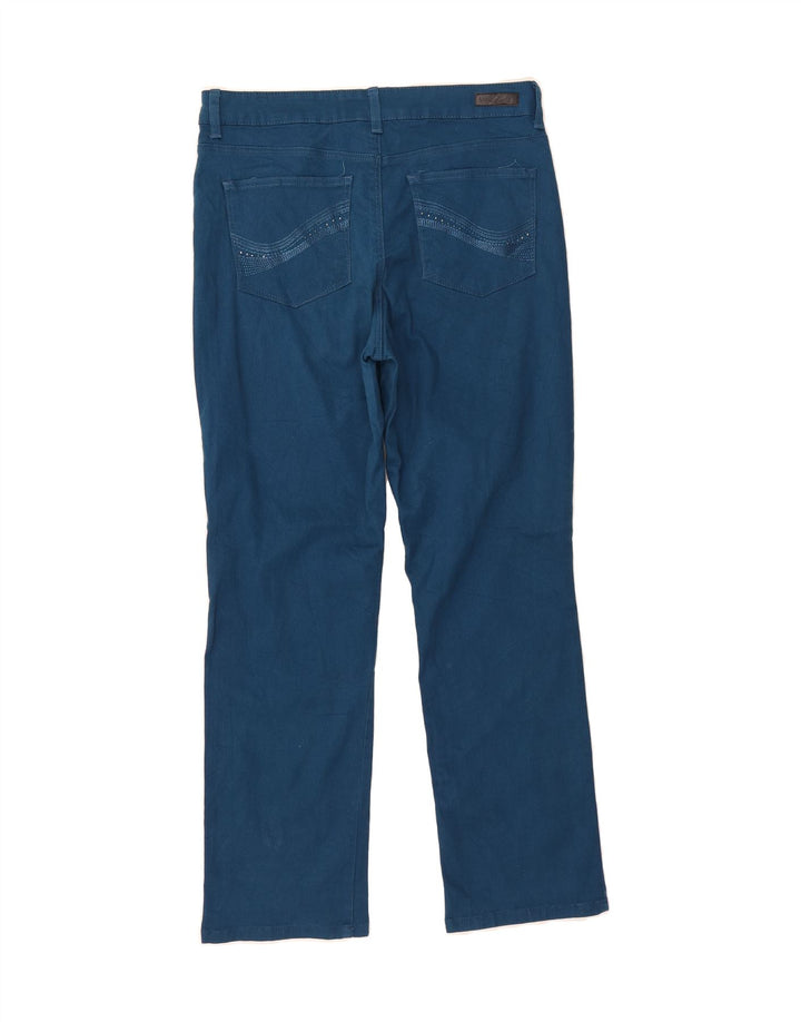LEE Womens Classic Fit Casual Trousers W34 L30 Navy Blue Vintage Lee and Second-Hand Lee from Messina Hembry 
