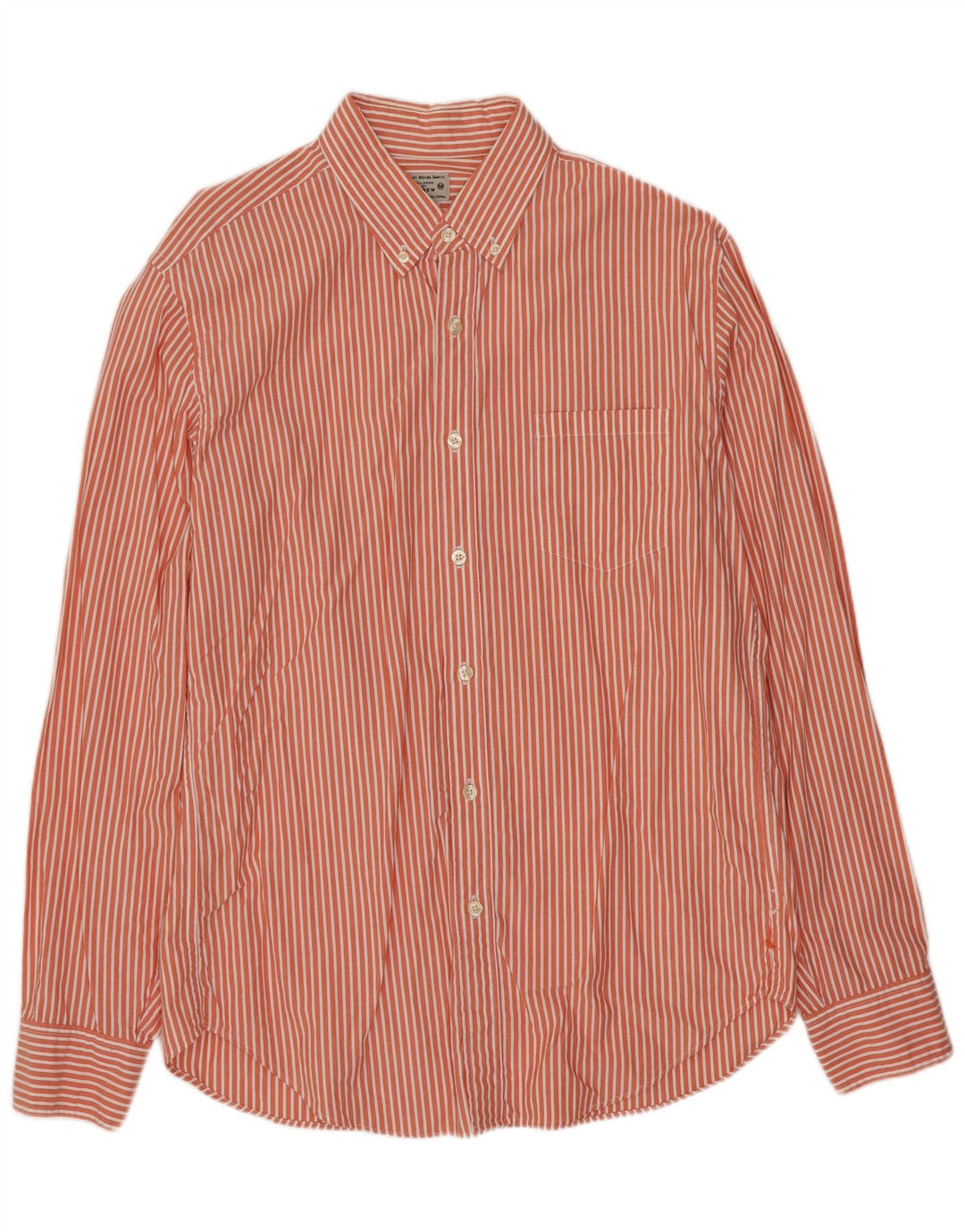 J. Crew Mens Shirt Medium Pink Pinstripe Cotton