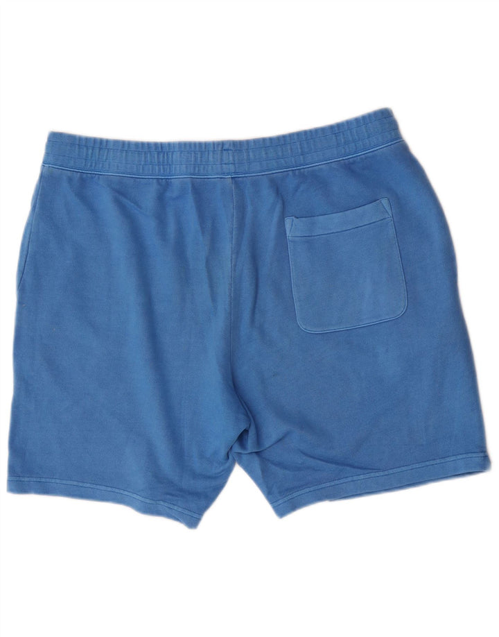 Marks & Spencer Mens Regular Fit Sport Shorts XL  Blue Cotton