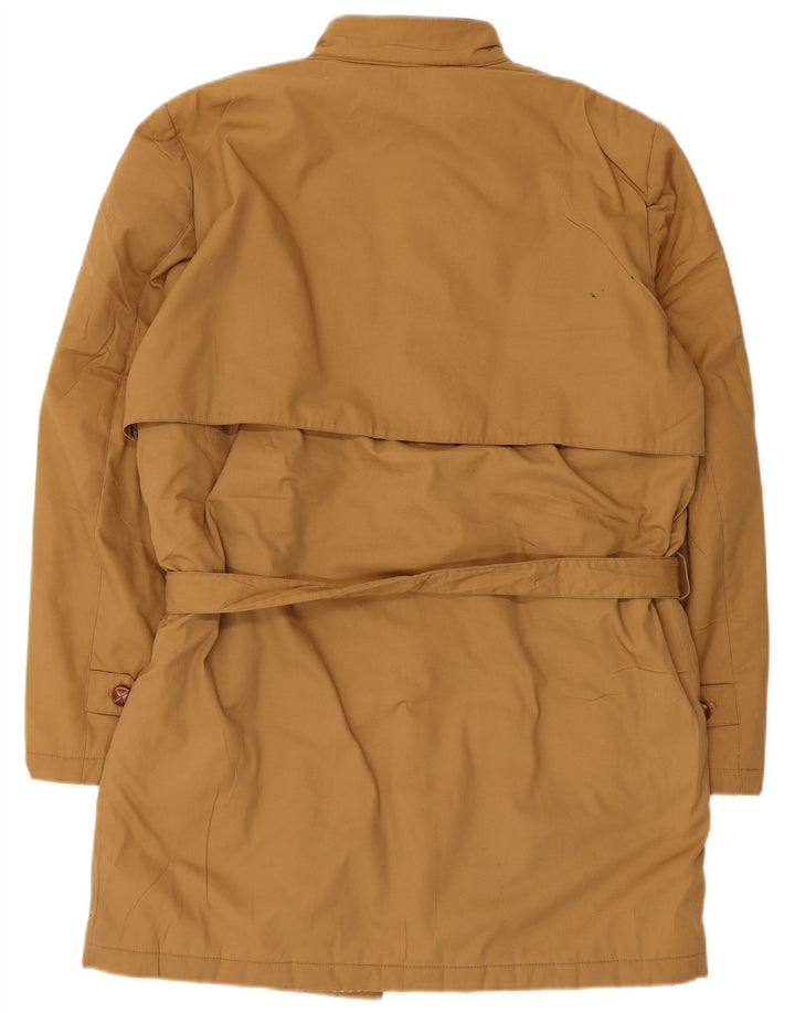 ELLESSE Mens Trench Coat IT 50 Large Beige Polyester