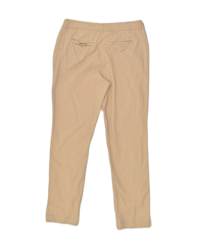 CREW CLOTHING Womens Slim Chino Trousers US 14 XL W34 L30 Beige Cotton | Vintage Crew Clothing | Thrift | Second-Hand Crew Clothing | Used Clothing | Messina Hembry 