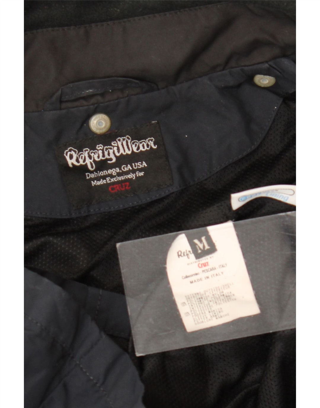 Refrigiwear Womens Cruz Hooded Rain Jacket UK 12 Medium Navy Blue Polyamide