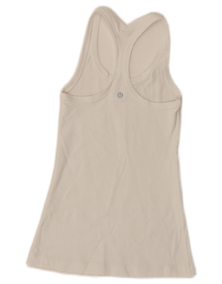 Lululemon Womens Vest Top UK 4 XS White