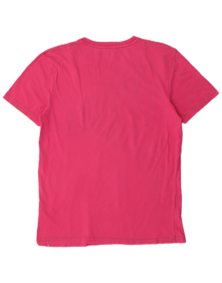 Ted Baker Womens Graphic T-Shirt Top Size 3 Medium Pink Floral Cotton