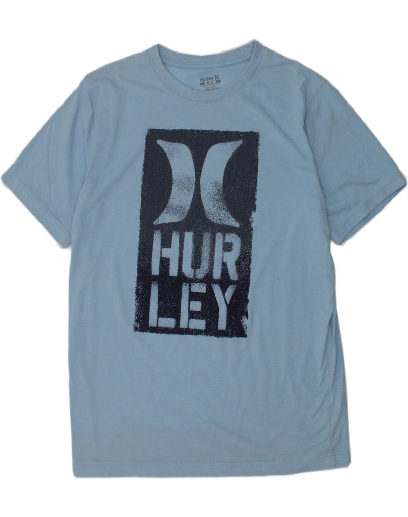 HURLEY Boys Graphic T-Shirt Top 13-14 Years XL Blue Cotton | Vintage Hurley | Thrift | Second-Hand Hurley | Used Clothing | Messina Hembry 