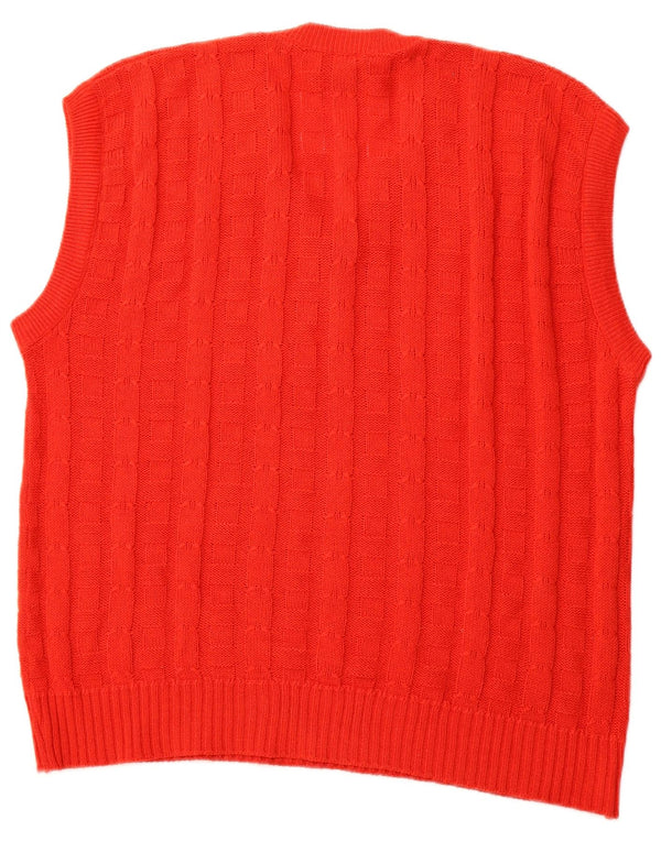 WESTBURY Mens Vest Tank Top IT 48/50 Medium Red