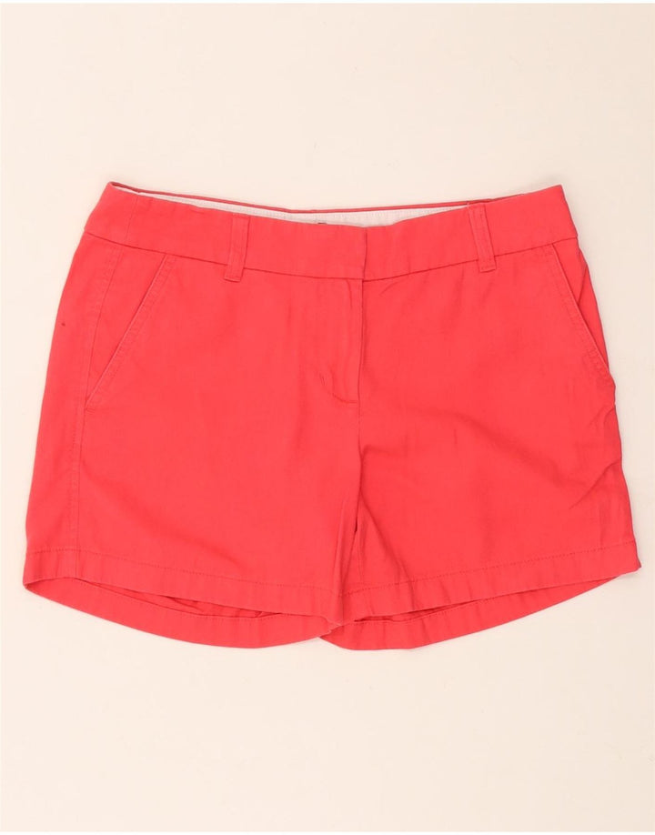 J. CREW Womens Chino Shorts US 4 Small W30  Red Cotton