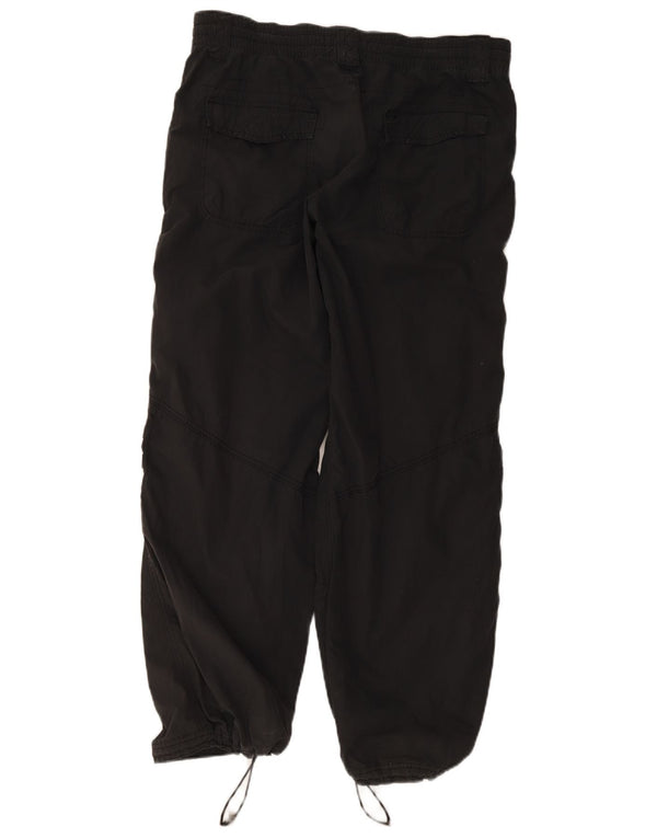 Nike Womens Joggers Cargo Trousers UK 16 Large W34 L30 Black Polyester