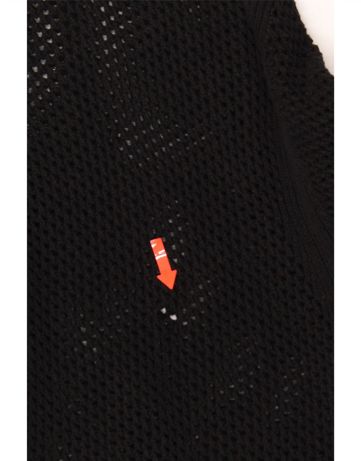 ZARA Womens Oversized Cardigan Sweater UK 16 Large Black Cotton Vintage Zara and Second-Hand Zara from Messina Hembry 