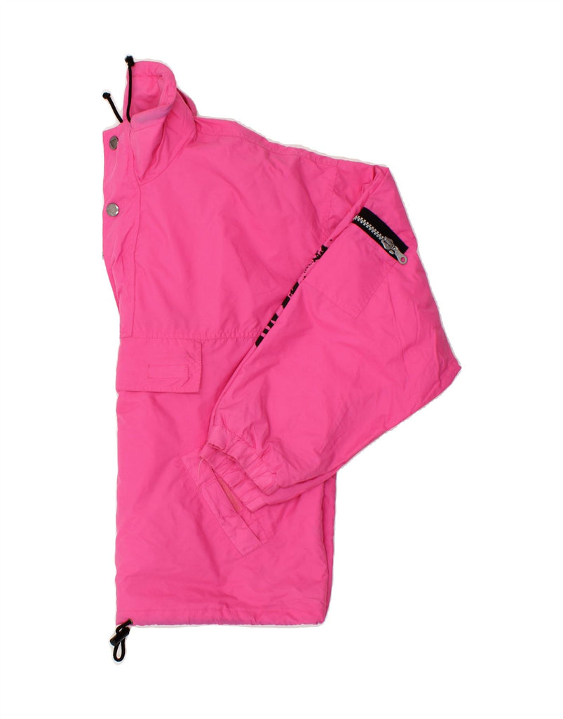 ELHO Mens Graphic Anorak Jacket UK 34 XS Pink Polyamide Vintage Elho and Second-Hand Elho from Messina Hembry 